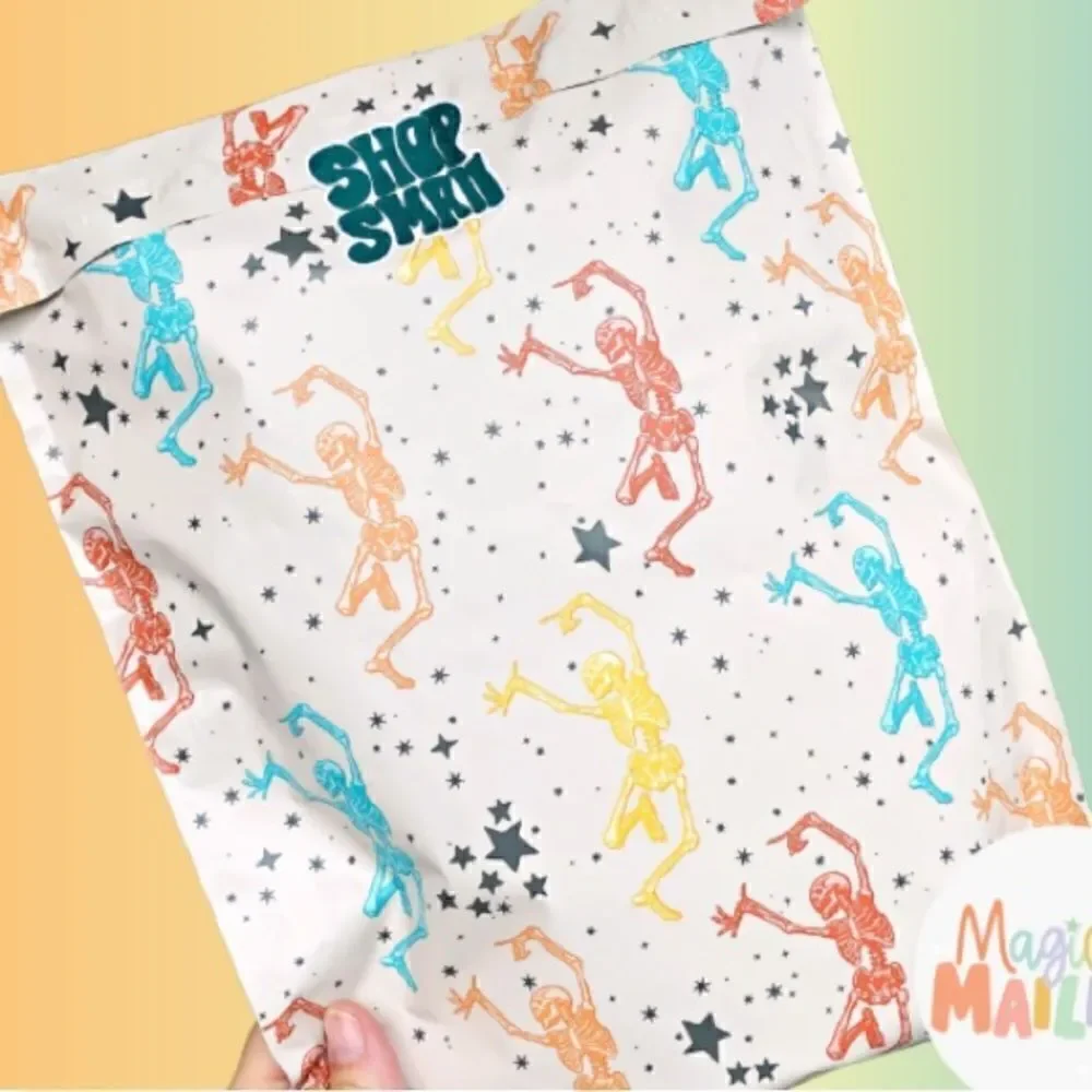 Poly Mailers 35 pieces plus tissue paper and stickers